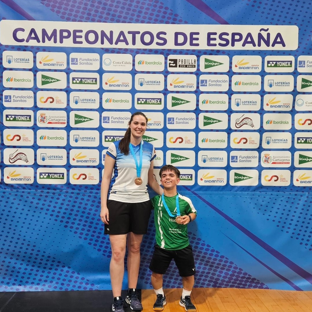 Bádminton Belmecher roza la medalla en el Campeonato de España Absoluto. Bronce de Iriberri en el CN Inclusivo